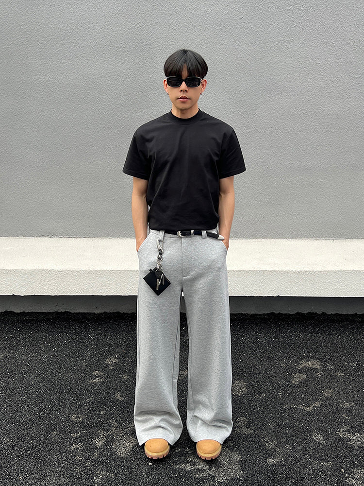 Linen Loose Fit Straight Casual Pants