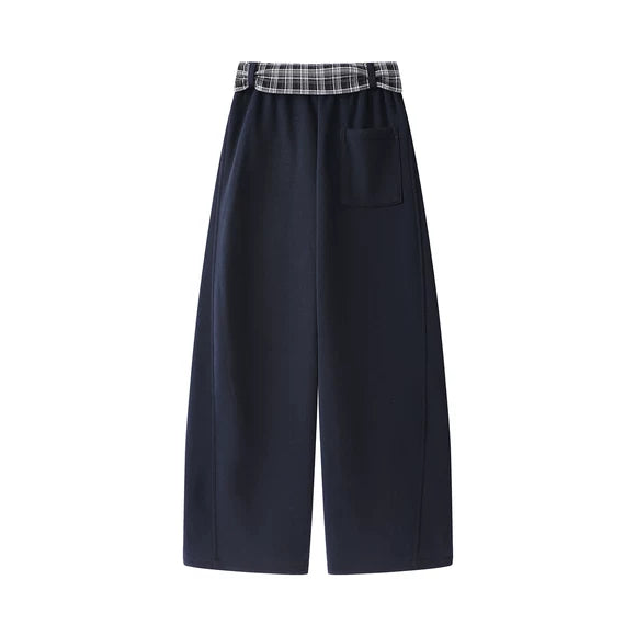 Fleece-Lined Elastic Waist Pants