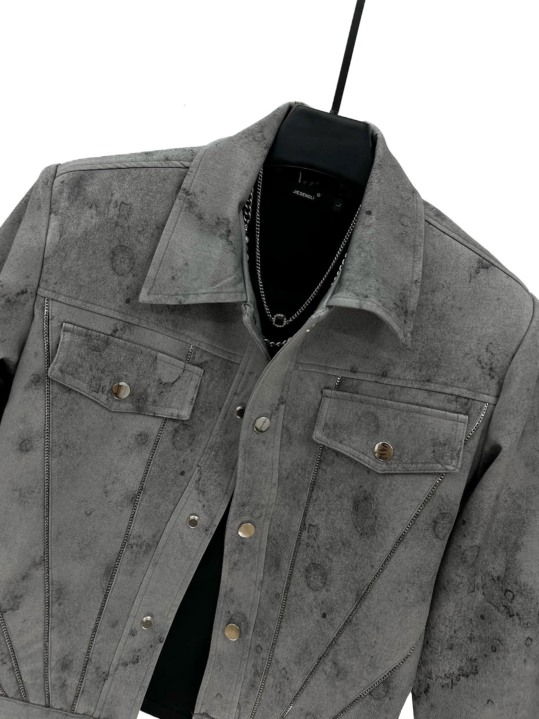 Wide-Leg Pants and Short Jacket