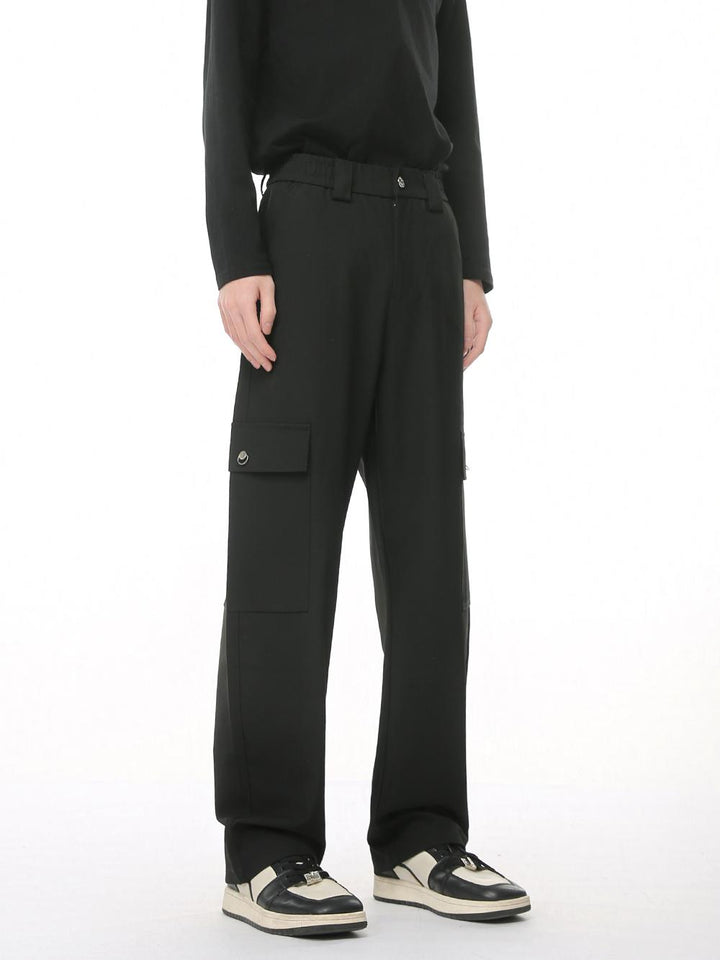 Pantaloni da lavoro con vita elastica e più tasche