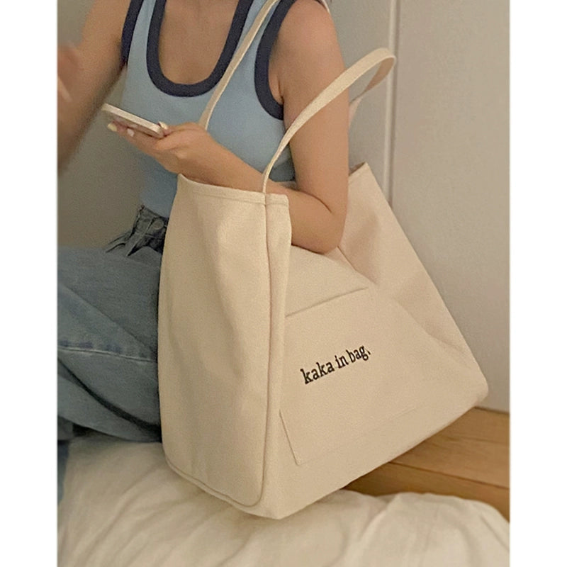 Canvas Large Capacity Versatile Tote Bag