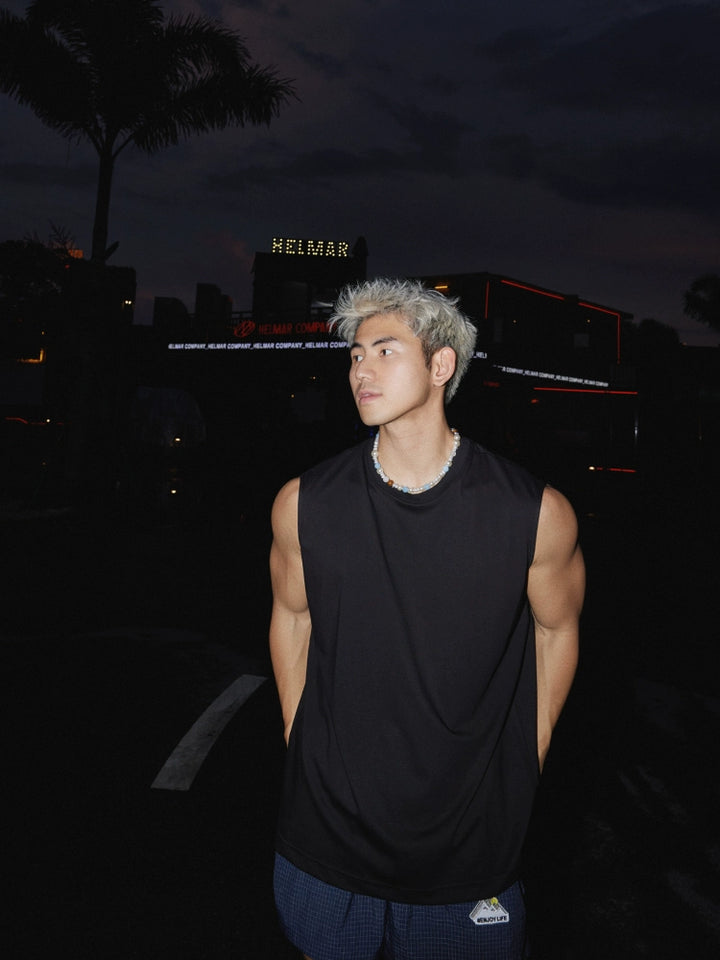 Muscle Fit Retro Sports Tank Top