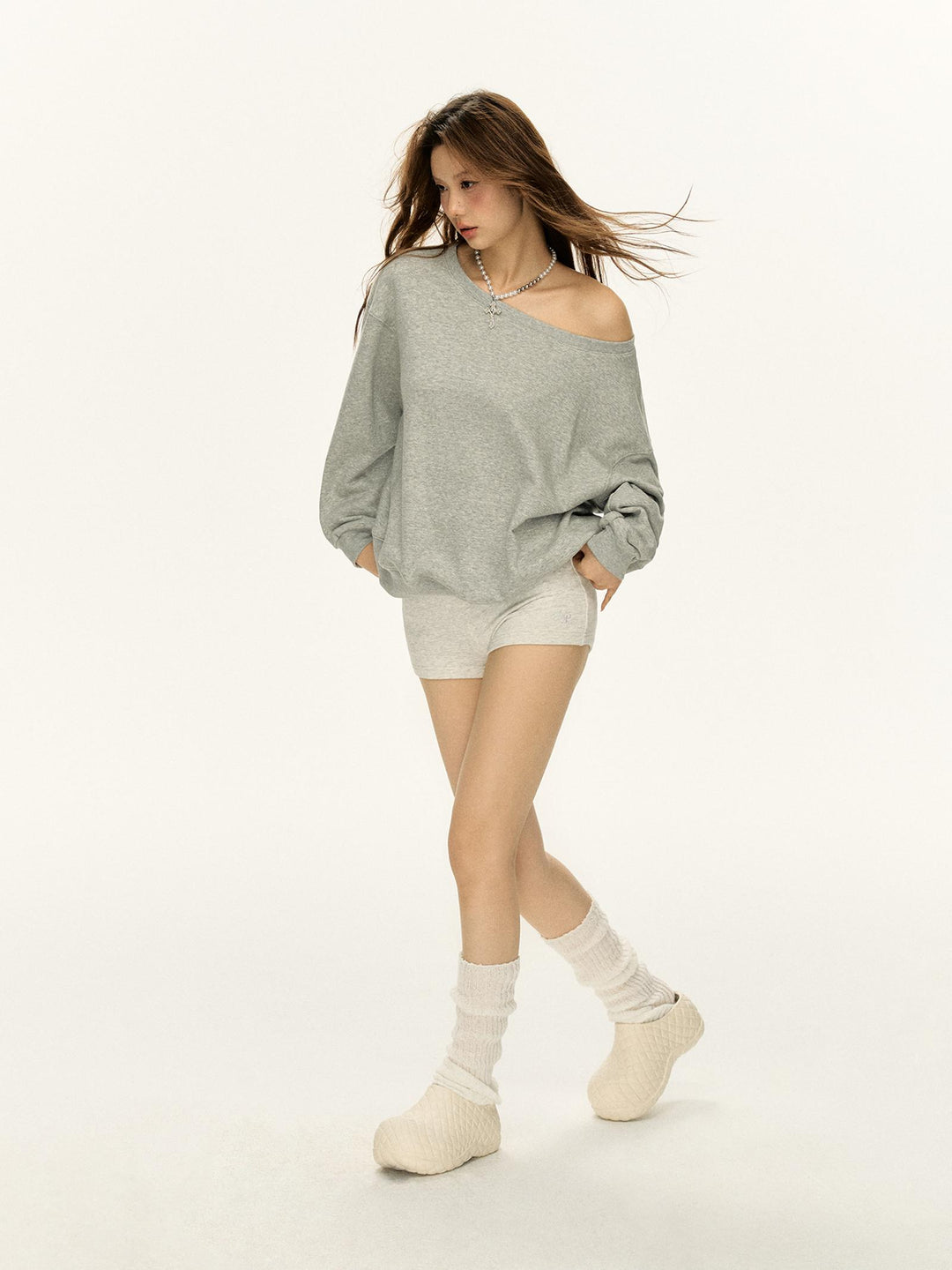 Thick-Soled Closed-Toe Outdoor Slippers