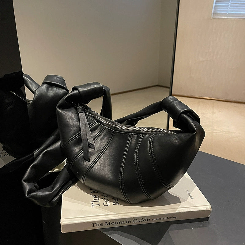 Dumpling Crescent Crossbody Shoulder Bag