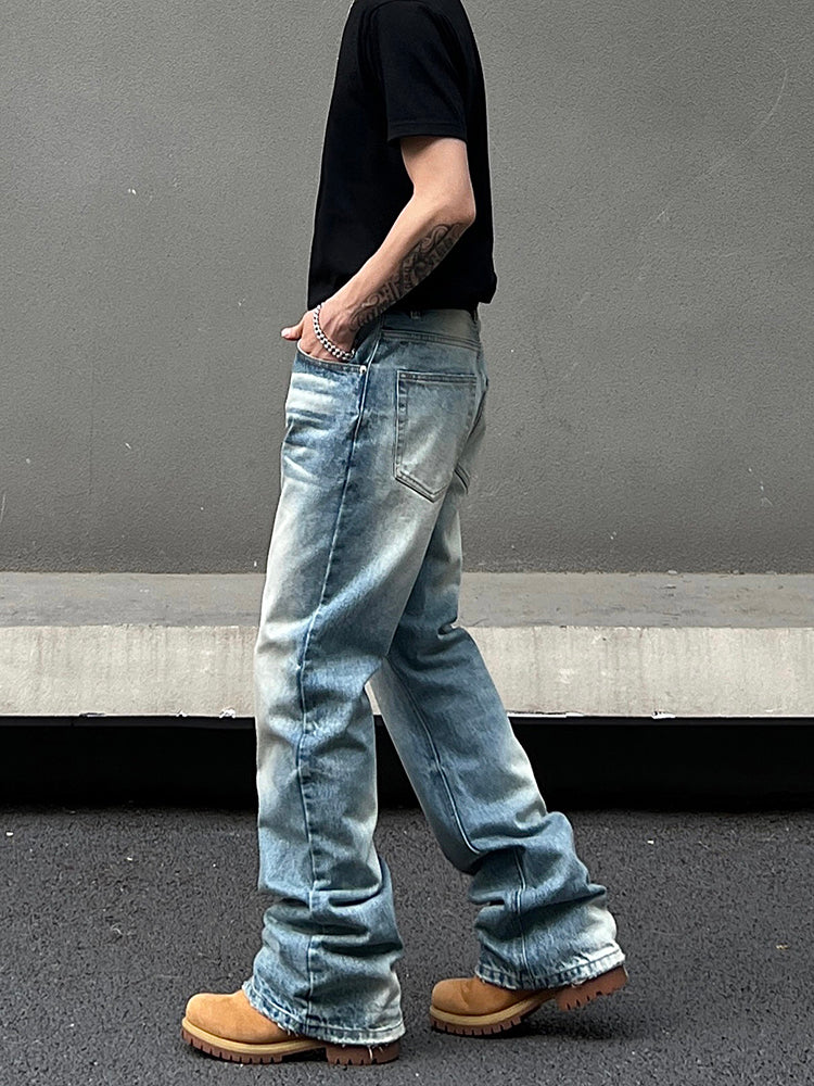 Slim Straight Flared Jeans