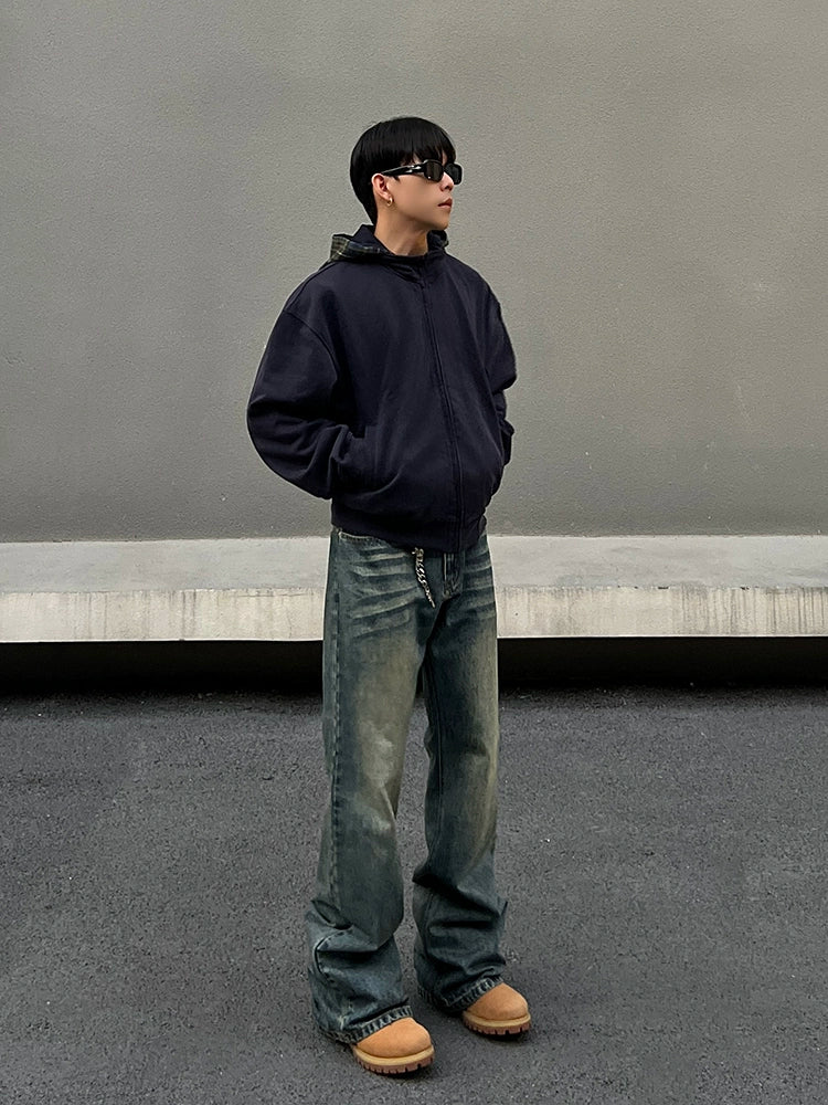 Džínové kalhoty Bootcut Retro Straight
