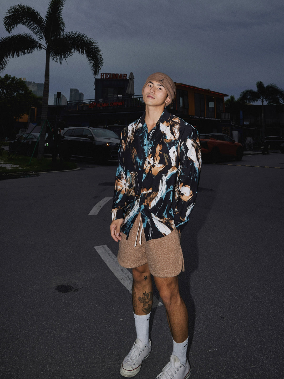 Ink Dye Art Long Sleeve Shirt