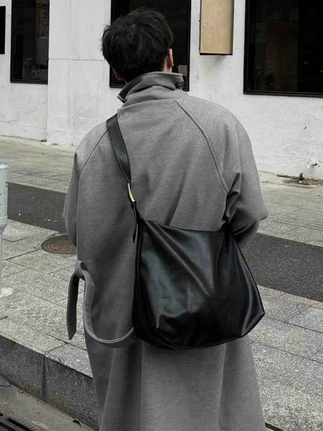 Large Leather Crossbody Bag