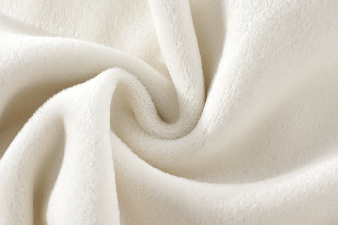 Elastic Waist Velvet Pockets Pants