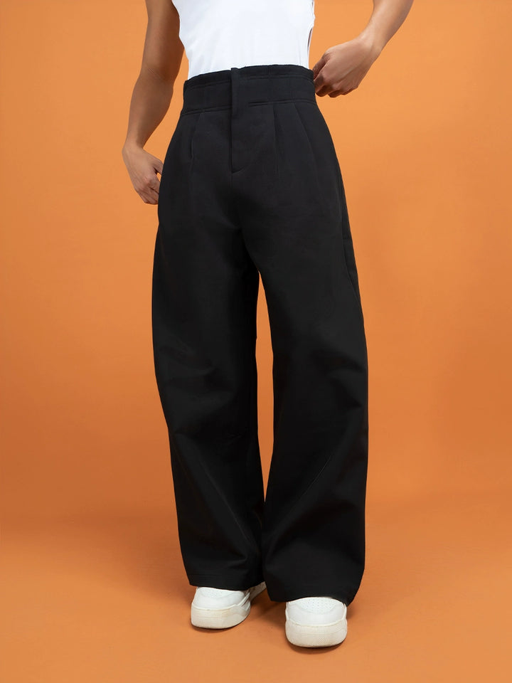 High Waist Wide Leg Casual Pants