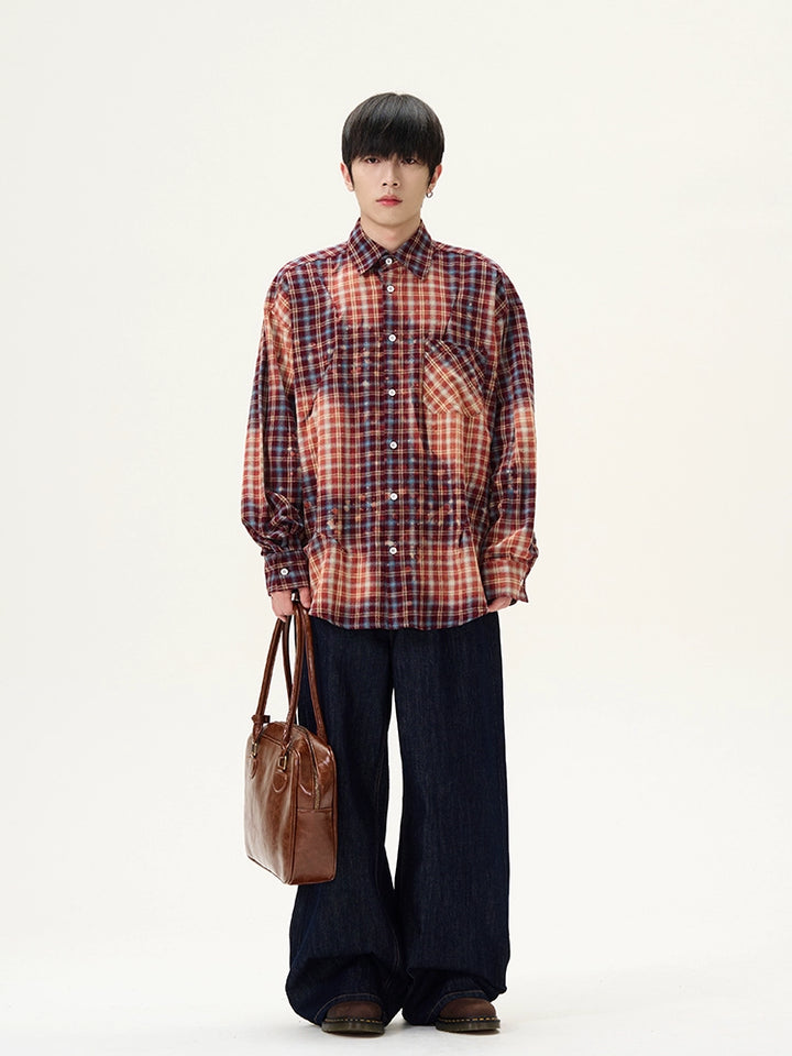 Loose Wide-Leg Straight Jeans