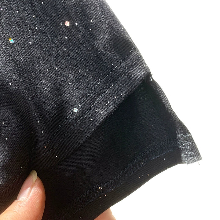 Sequin Sleeveless Loose Fit Vest