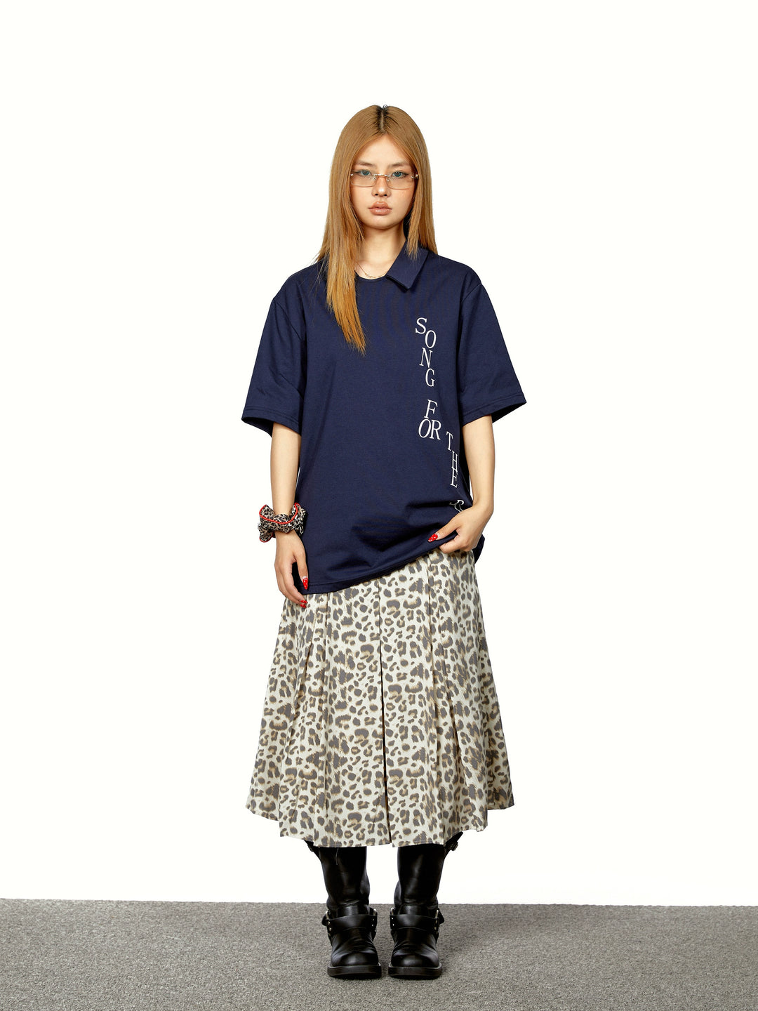 Letter Print Polo Collar Quick-dry T-shirt