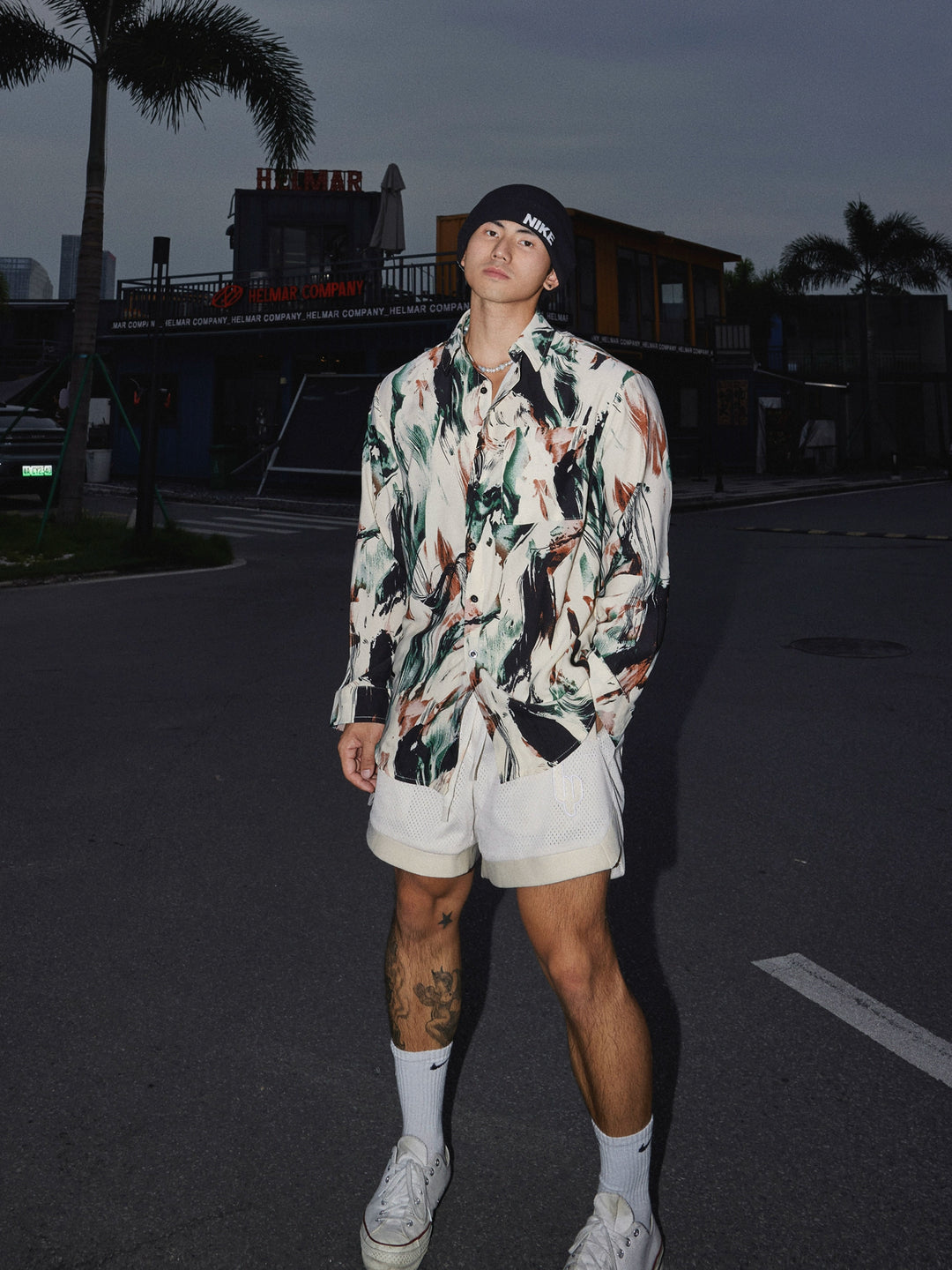 Ink Dye Art Long Sleeve Shirt