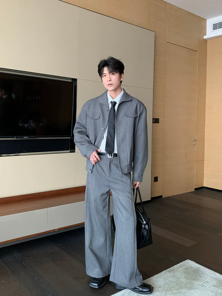 Minimalist Loose Jacket and Pants