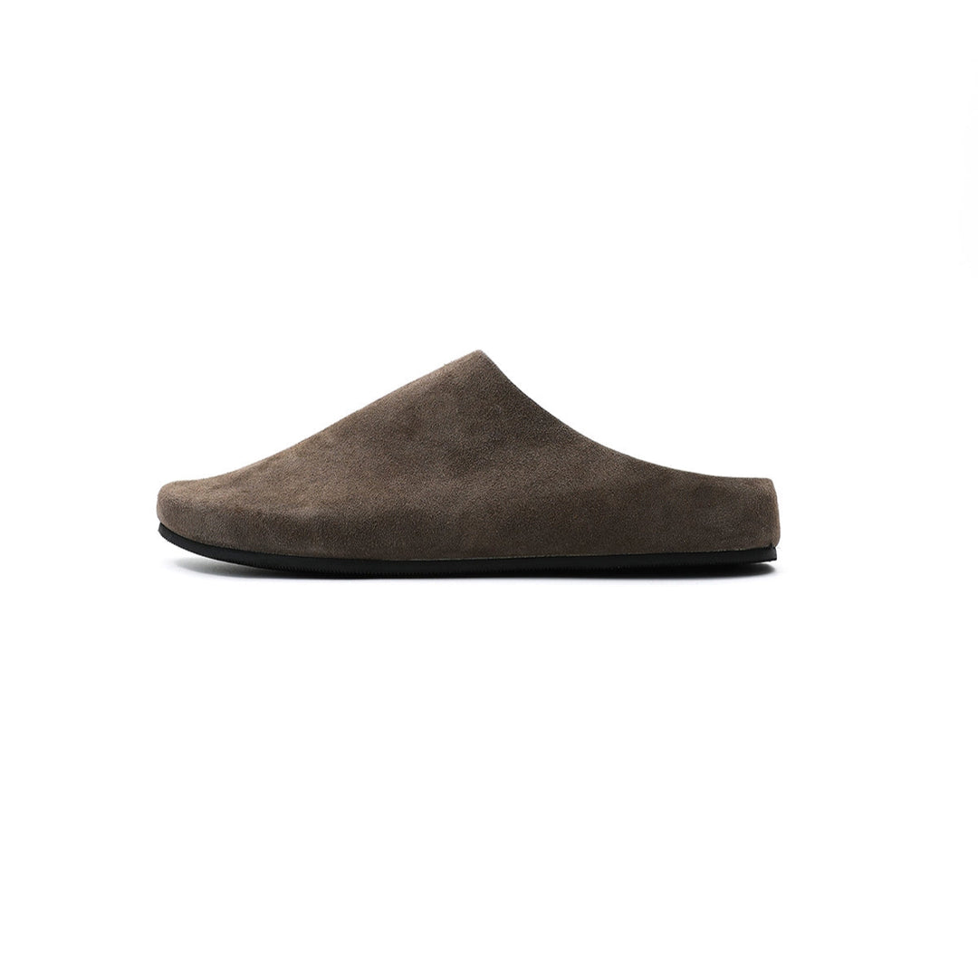 Suede Closed-Toe Slip-On Casual Shoes