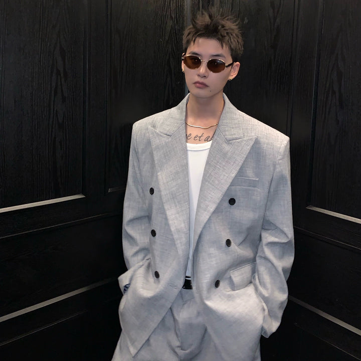 Double-Breasted Jacket and Pants