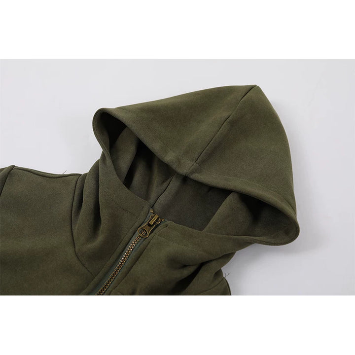 Slim-Fit Zip Hoodie