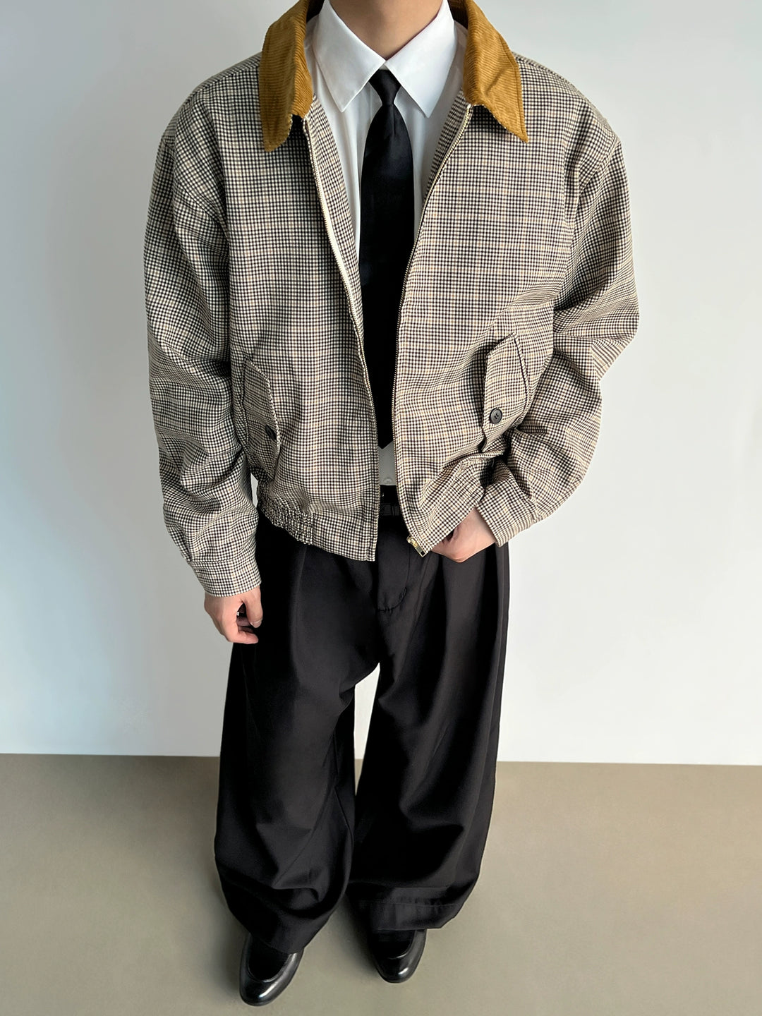 Corduroy Lapel Cleanfit Jacket