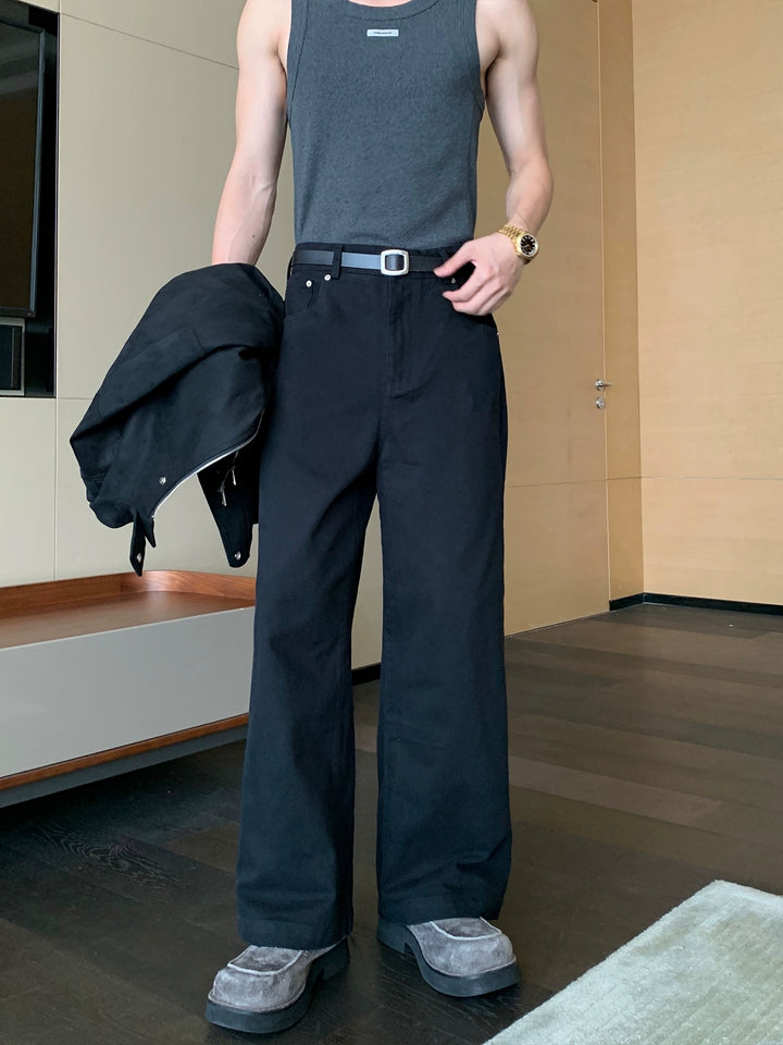 Pure Cotton Denim Pants