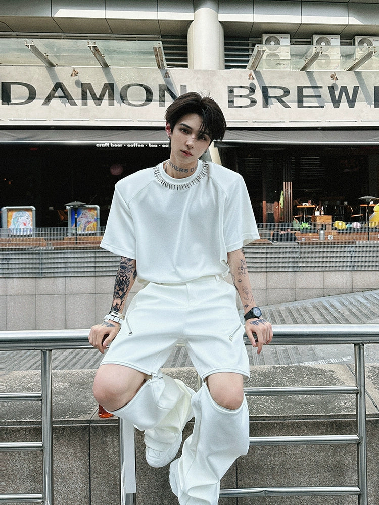 Short Sleeve Cotton Loose Fit T-Shirt