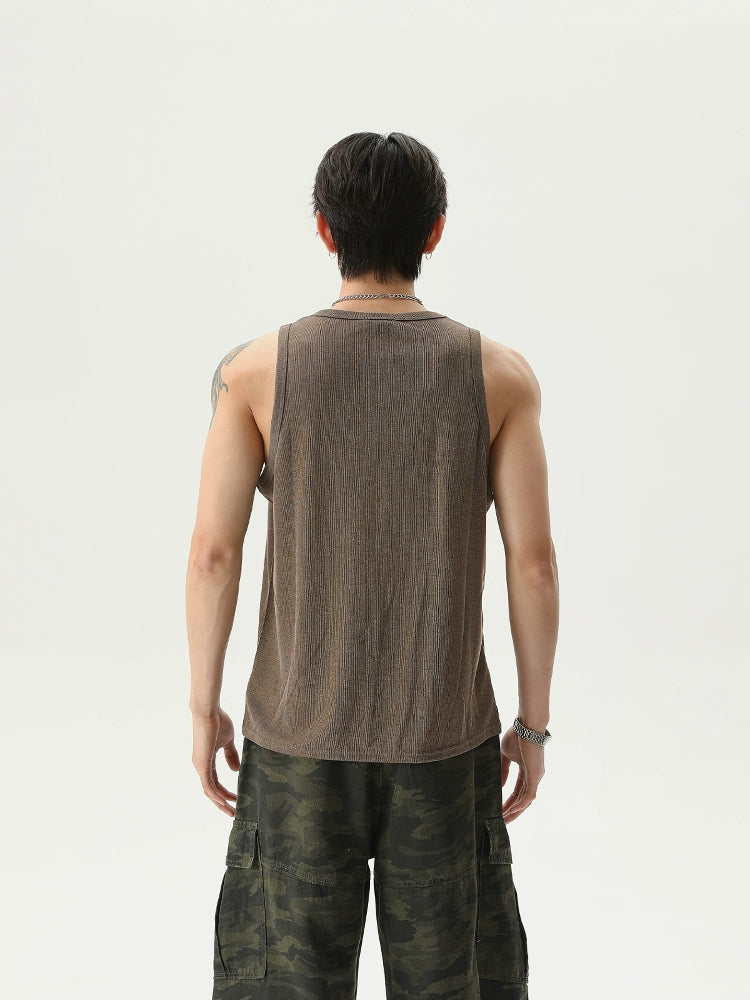 Sleeveless Loose Fit Tank Top