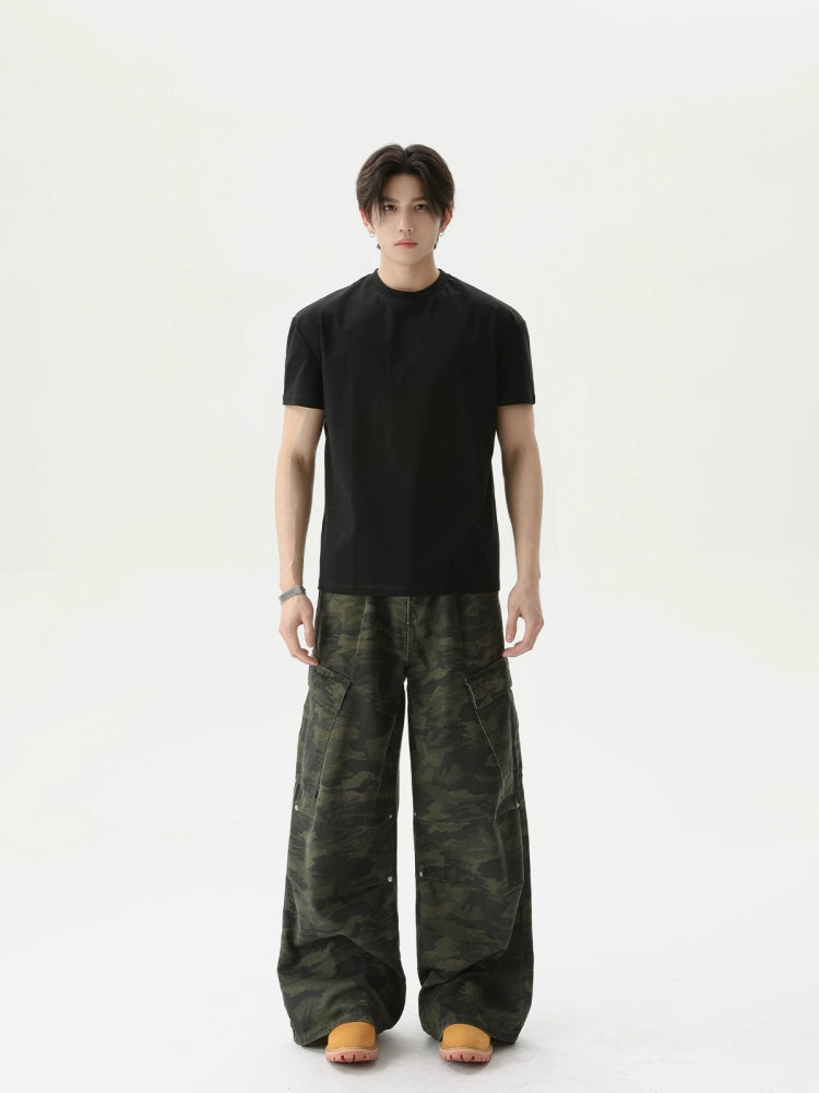 Round Neck Slim Fit Short Sleeve T-shirt