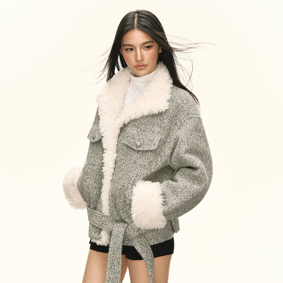 Sherpa Lined Cotton Winter Jacket