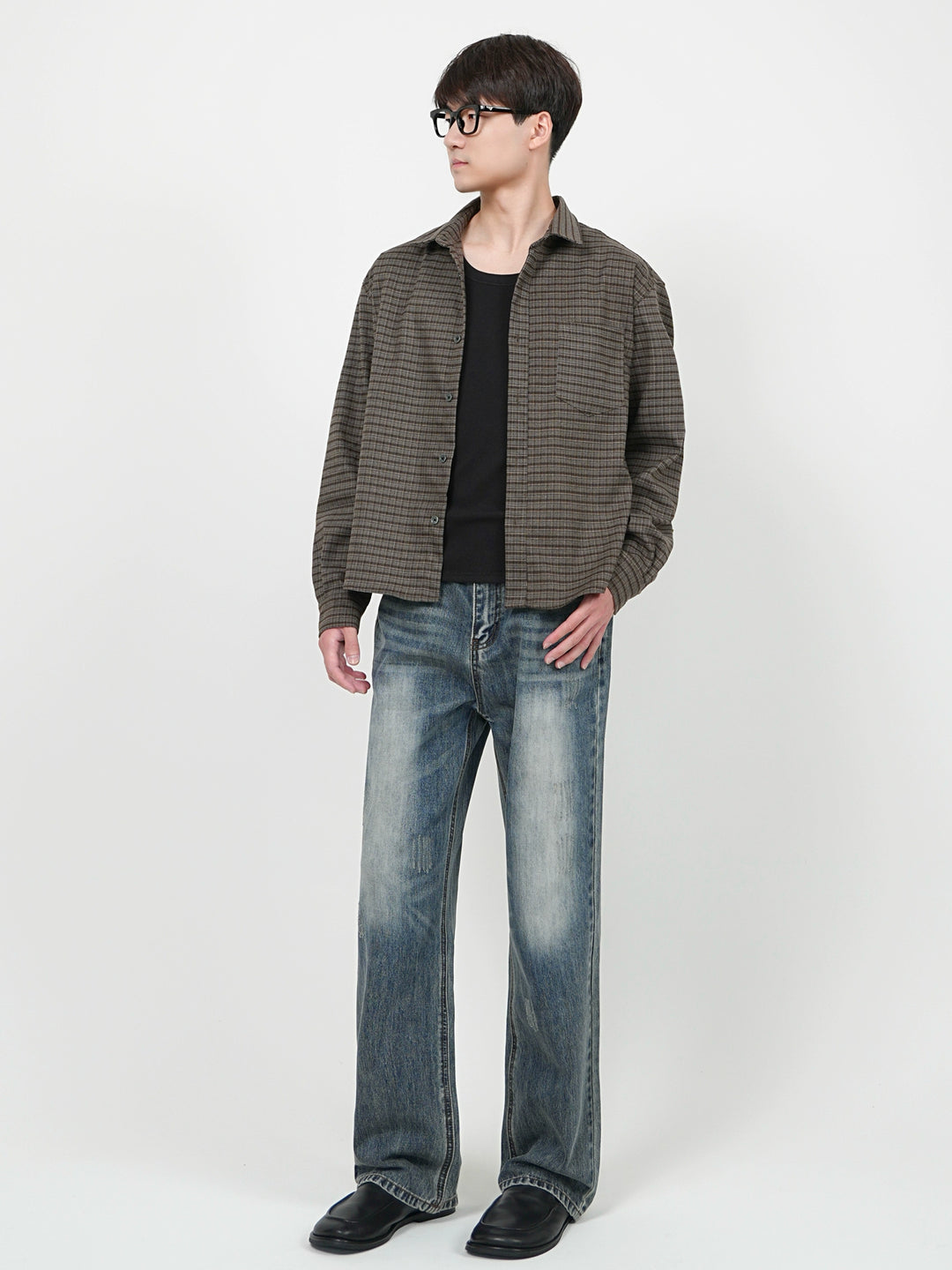 Straight Leg Casual Versatile Jeans
