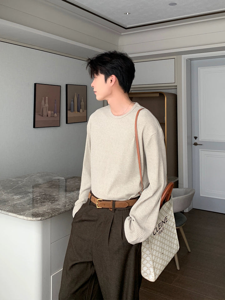 Loose Knit Long Sleeve Pullover