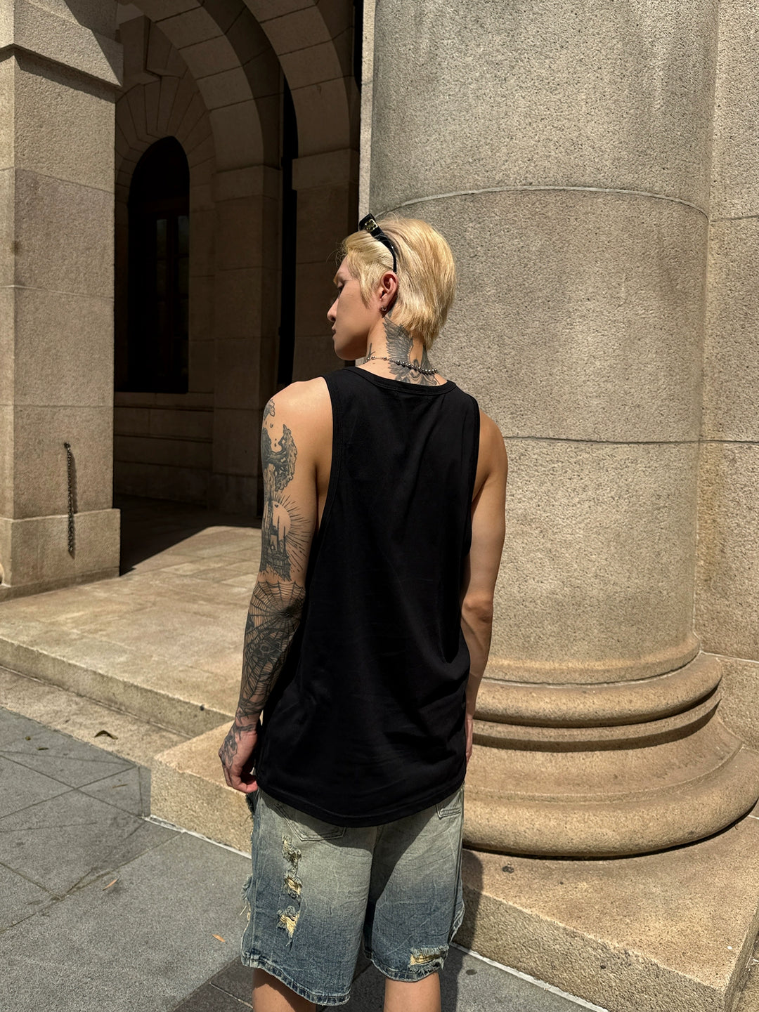 Loose Fit Sleeveless Sports Vest