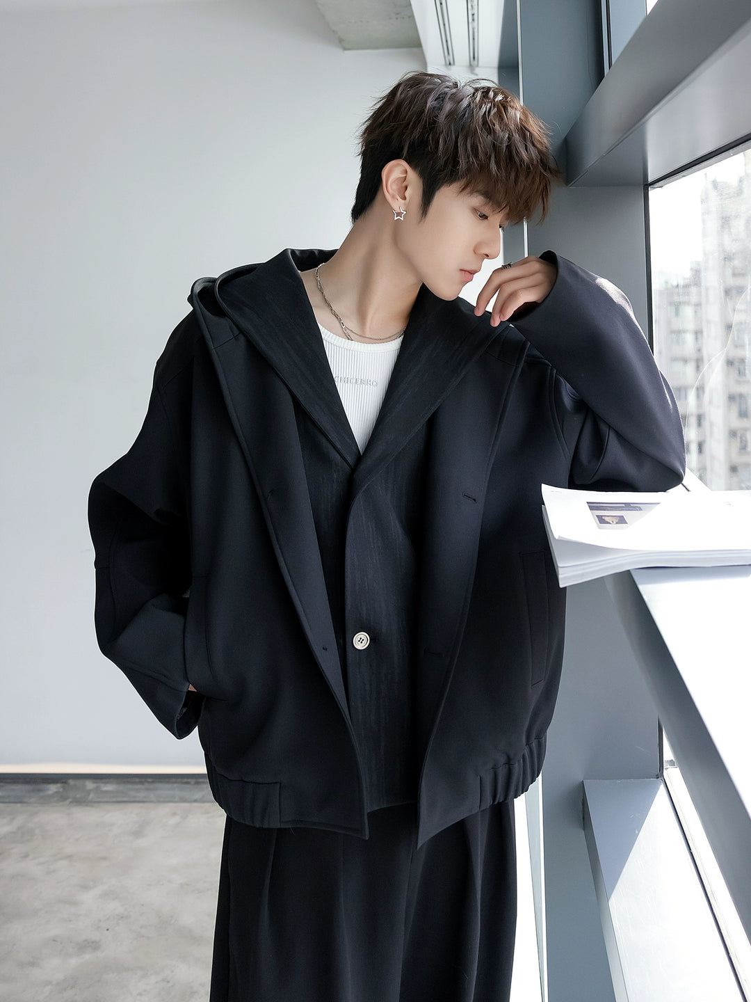 Loose-fit Hooded Jacket