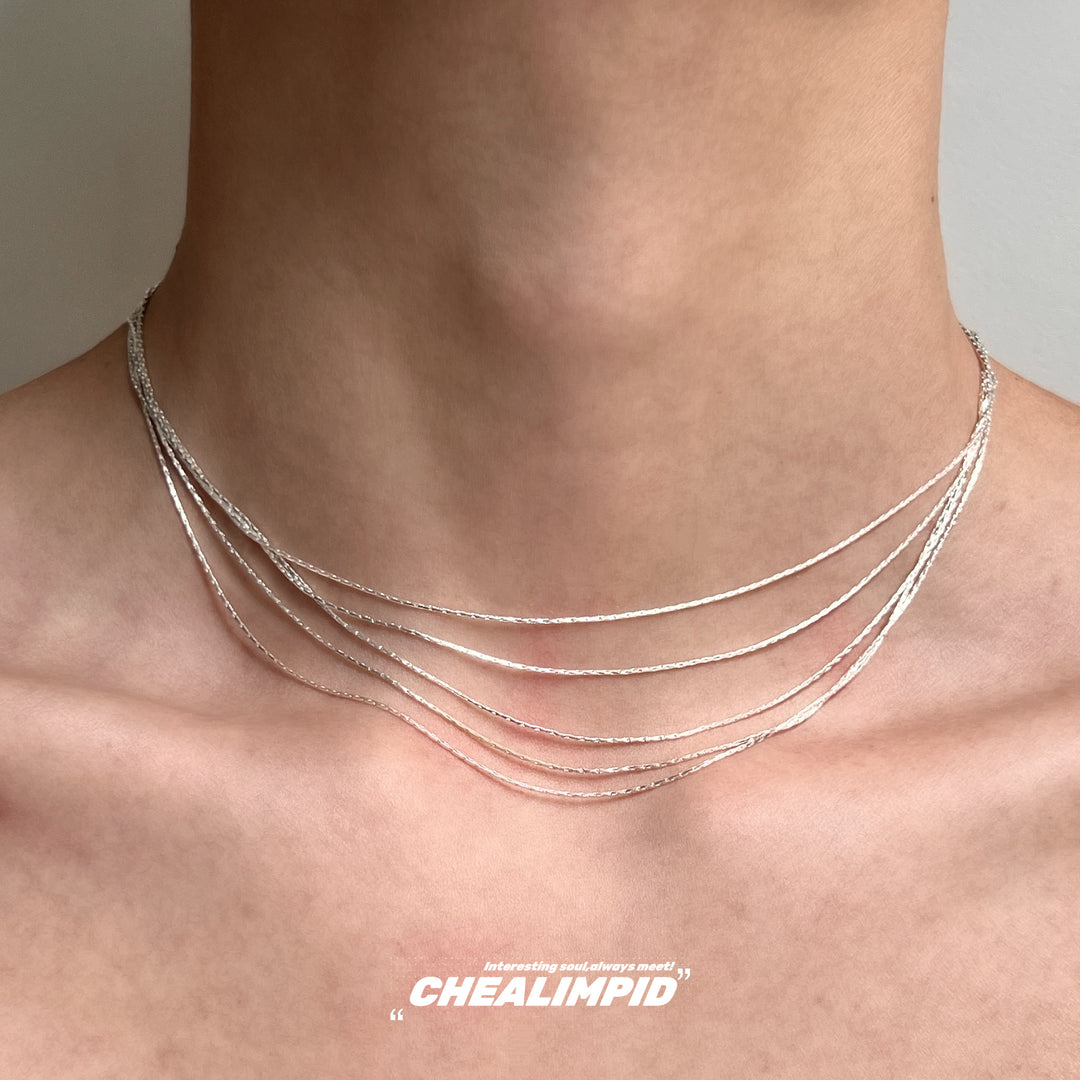 Multi-Layered Ultra-Fine Clavicle Necklace