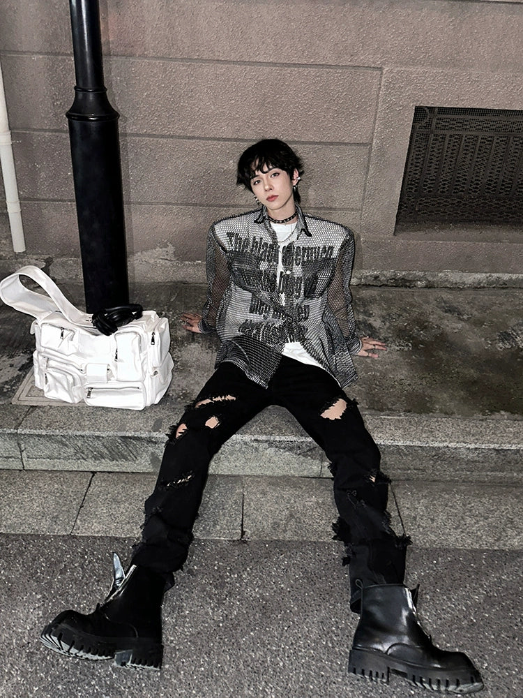 Mesh Long Sleeve Sun Protection Shirt