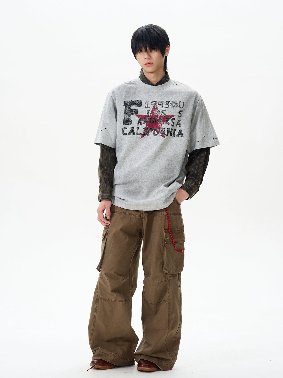 Ripped Graphic Short Sleeve T-Shirt