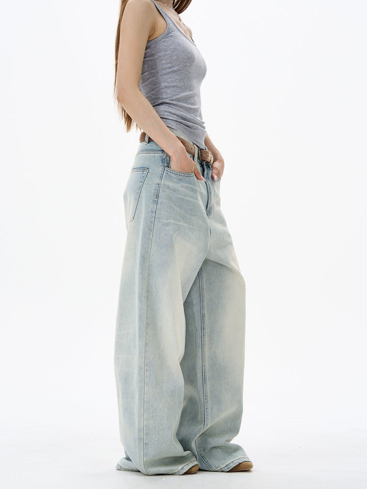 Straight Wide-Leg Jeans
