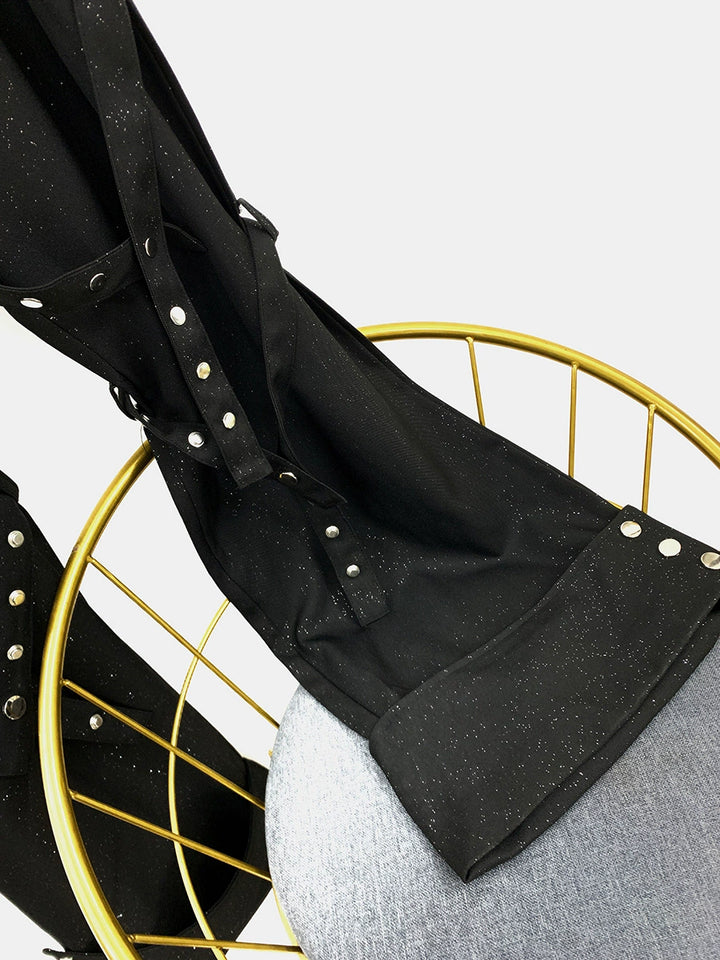 Glitter Starry Flared Bandage Pants