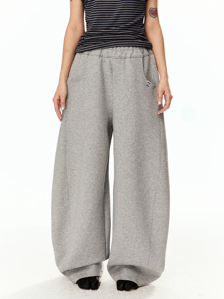 Wide-Leg Casual Sweatpants
