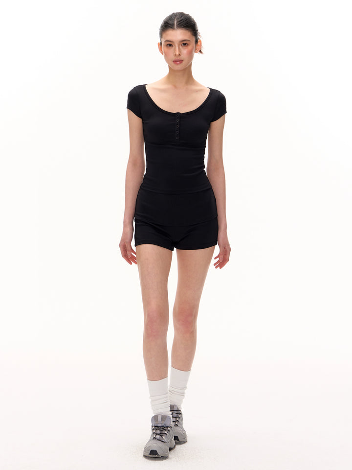 Short Sleeve Top and Shorts