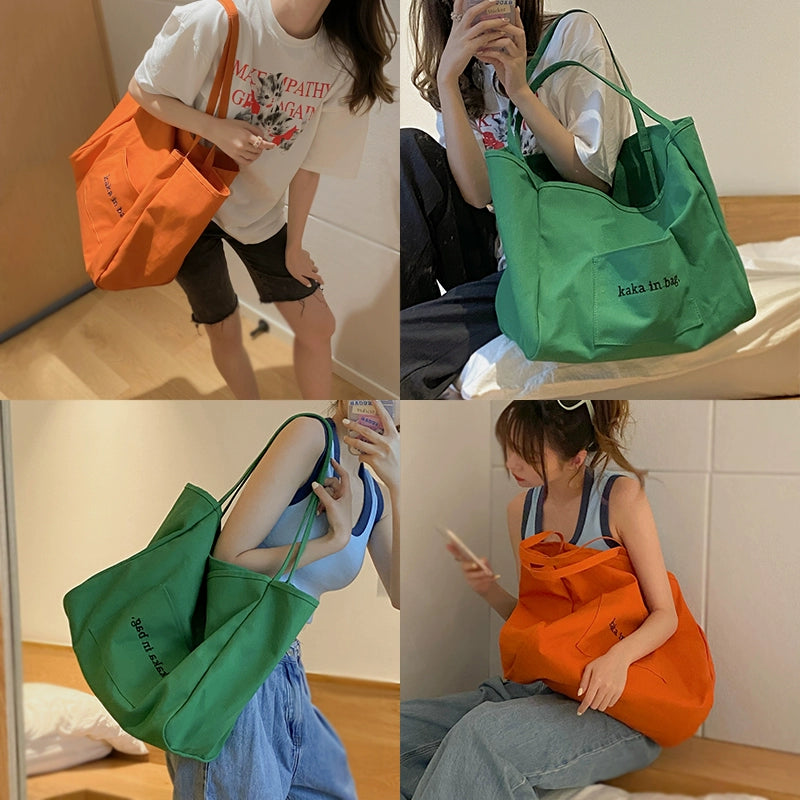 Canvas Large Capacity Versatile Tote Bag