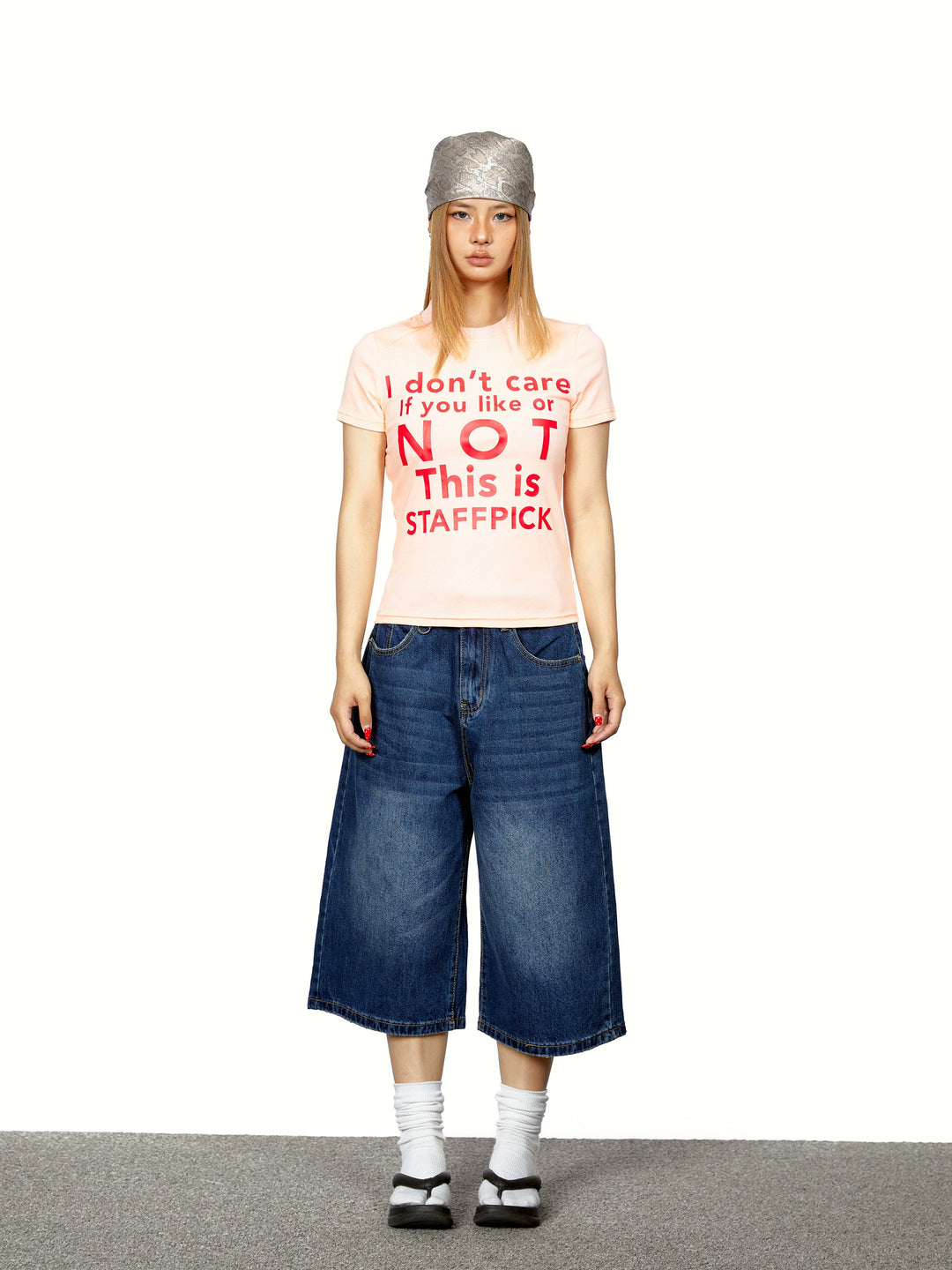 Letter Print Slim Fit Short Sleeve T-shirt