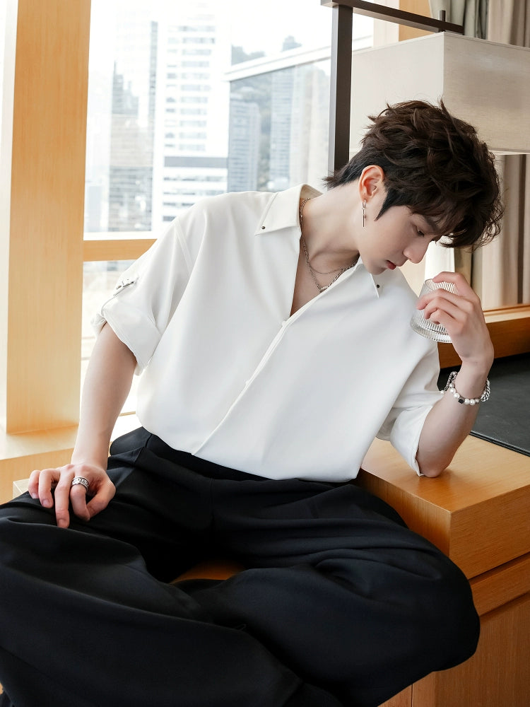 Short Sleeve Button-Up Shirt