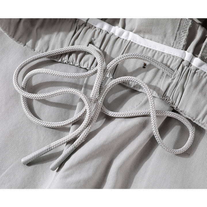 Elastic Waist Wide Leg Casual Pants