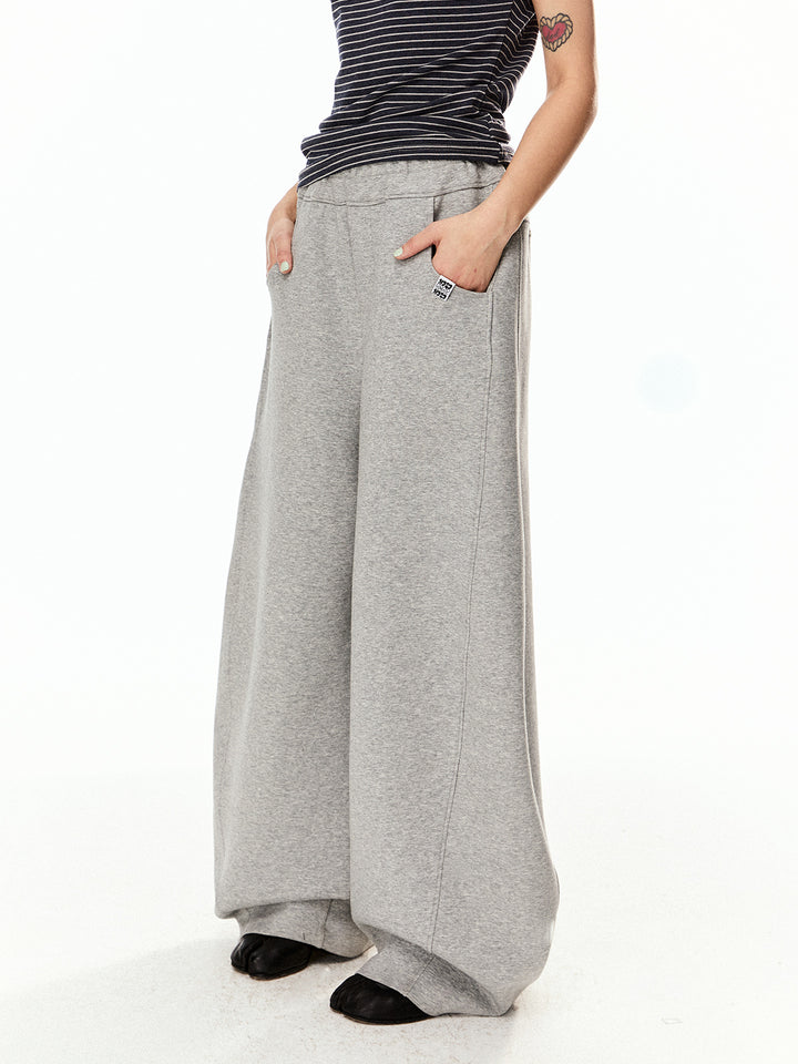 Wide-Leg Casual Sweatpants