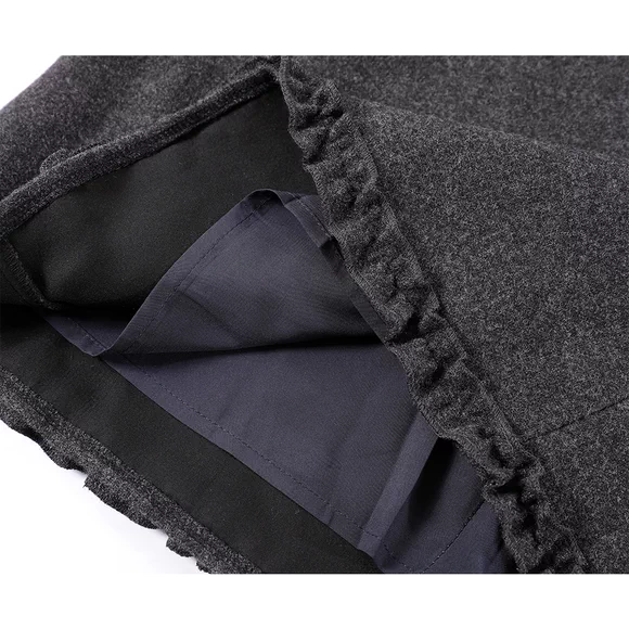 Knitted Layered Top and Wool Dress