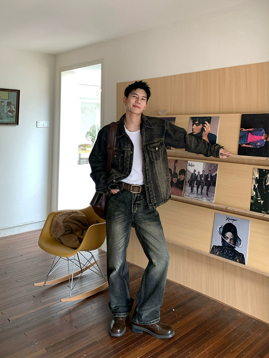 Motorcycle Denim Jacket and Pant