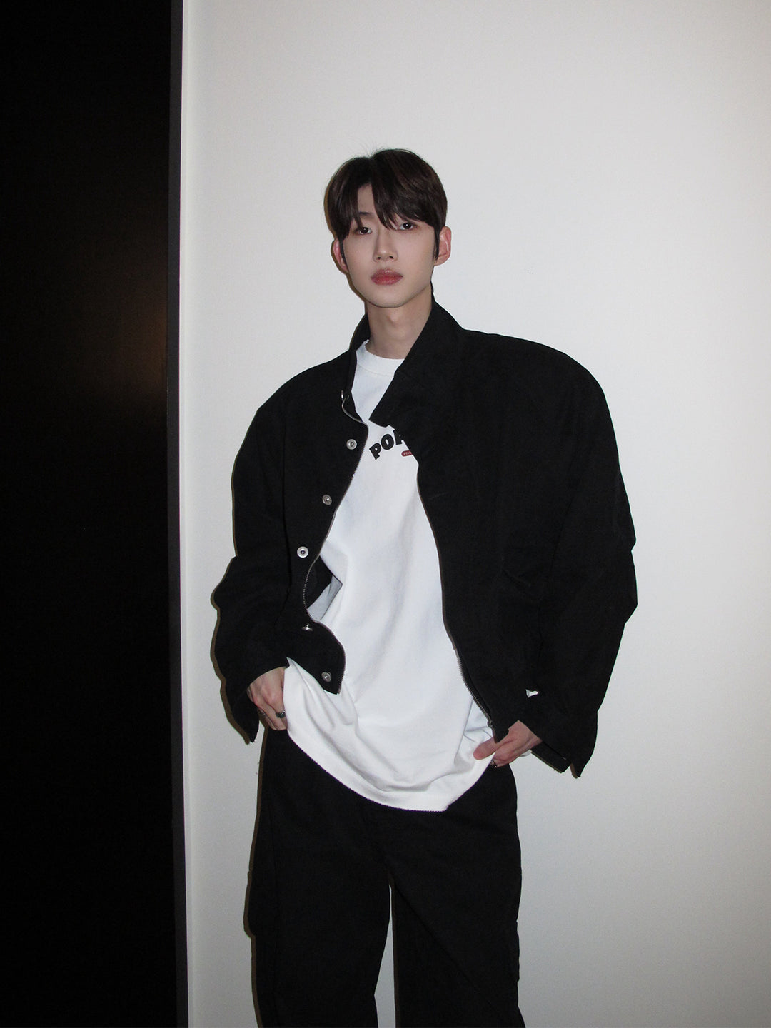 Stand-Up Collar Canvas Jacket and Pants