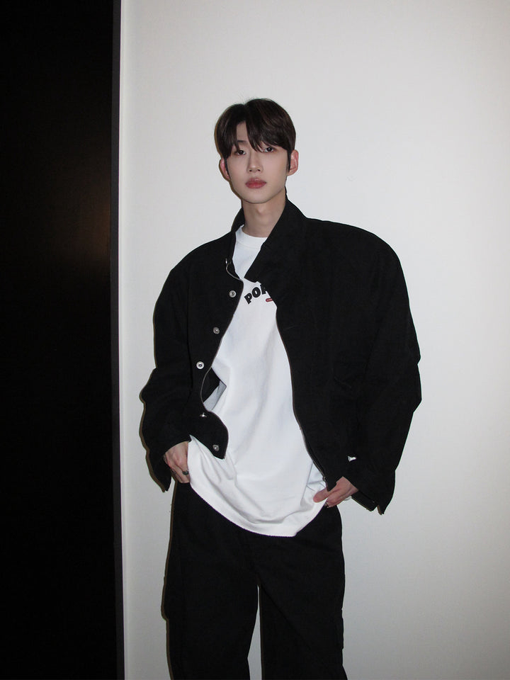 Stand-Up Collar Canvas Jacket and Pants