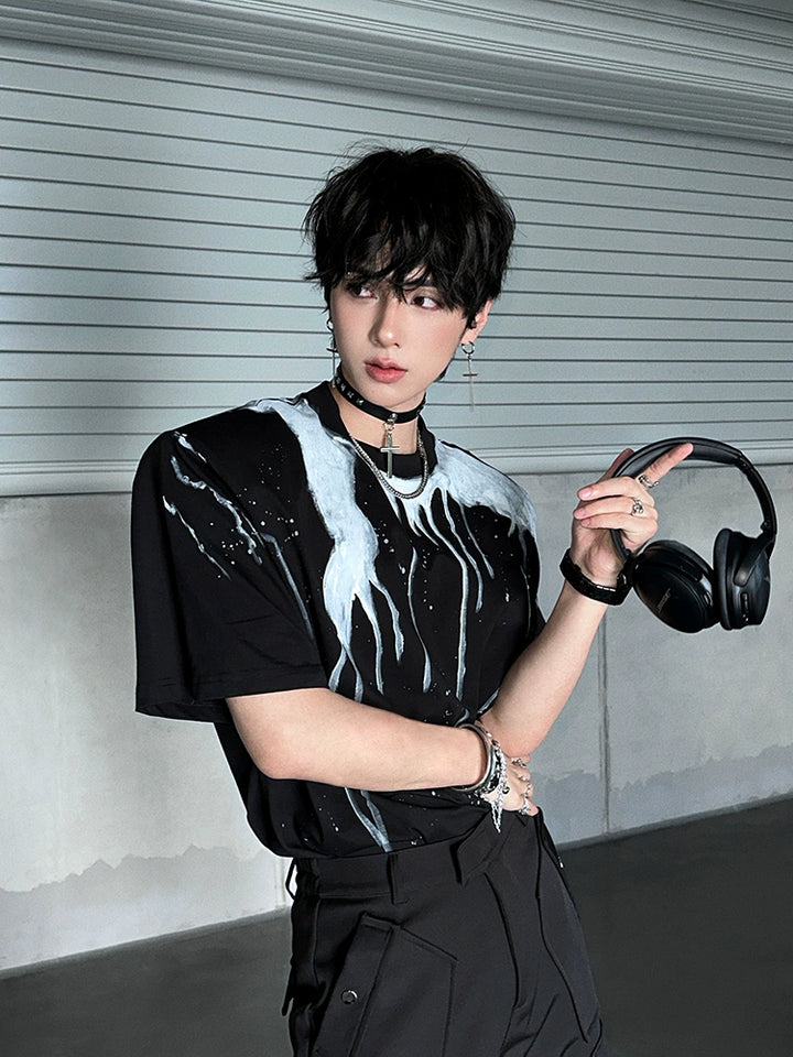 Loose Fit Streetwear Short Sleeve Pullover