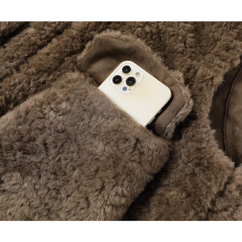 Sleeveless Faux Fur Winter Vest